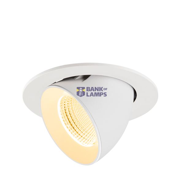 NUMINOS© GIMBLE L, recessed CL 3000K, 55ø, IP20, round, wh image 1