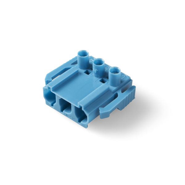 Coupler 3-p plug, blue image 1