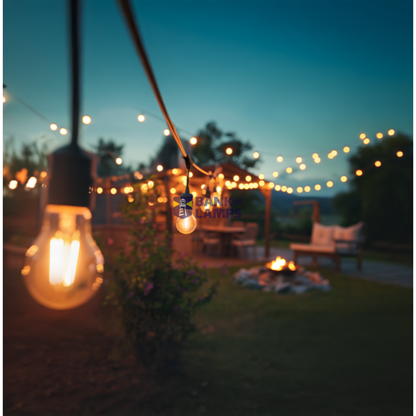 FIESTA LED FILO LUCI NERO 10M - 220-240V image 1