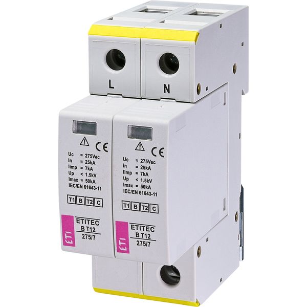 ETITEC B T12 275/7 2+0 surge arrester image 1