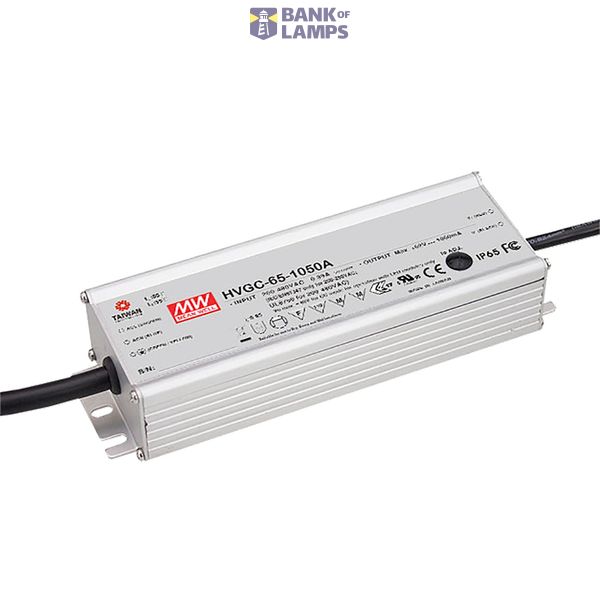 HVGC-65-700A Led driver, IP65 65.1W, 9-93V, 700mA CC, MEAN WELL image 1