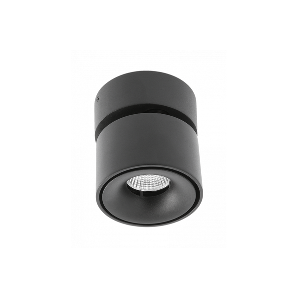 LED luminaire BIANCO CCT, 8 W, 680 lm, Ra≥80, IP20, 36°, 2700/3300/4000K, round, black image 1