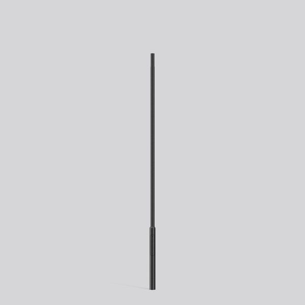 Steel pole D 114 H 4500 d 76 colour: anthracite image 1
