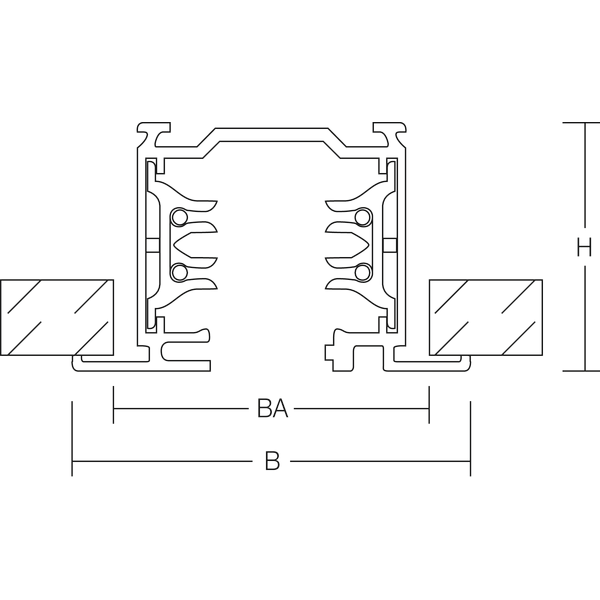 3-circuit tracks L 4000 B 53 H 33 colour: black 0 - 250 V 7512-40-30 image 3