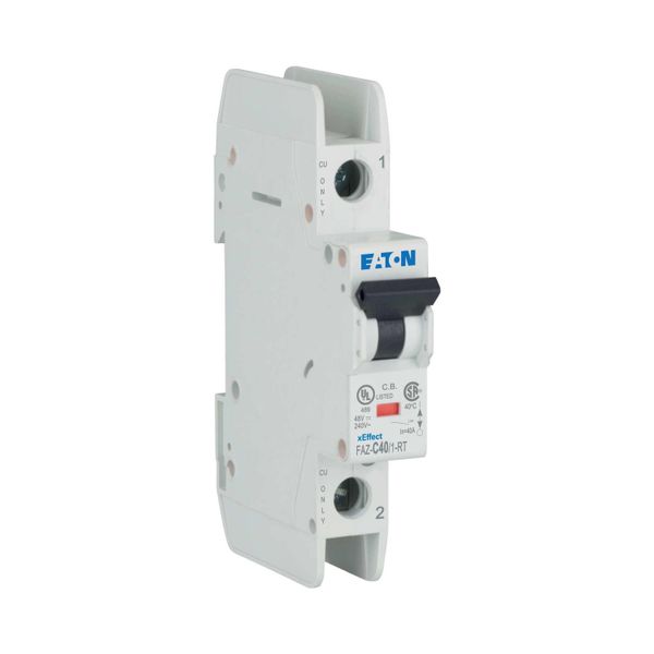 Miniature circuit breaker (MCB), 40 A, 1p, characteristic: C image 12