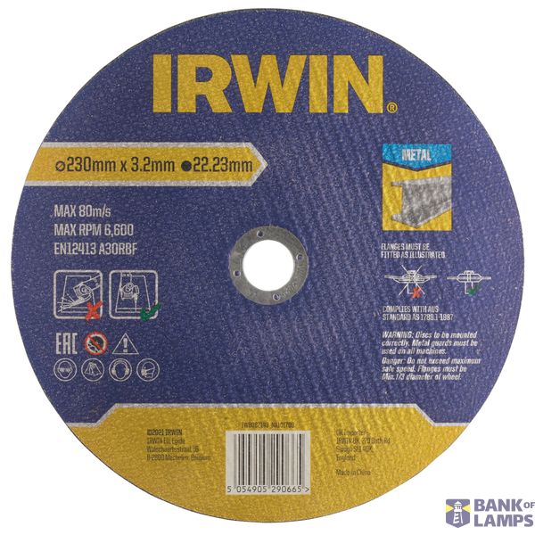 Flat Metal Cut B/Disc 230x22x3.2 image 1