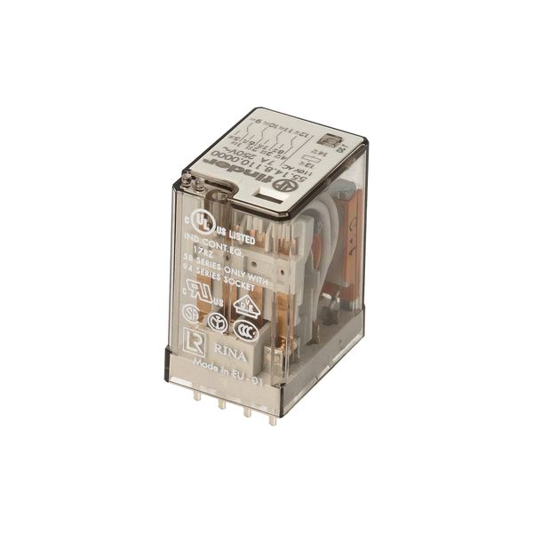 Relay for printed circuit 4CO 7A/110VAC/Agni (55.14.8.110.0000) image 5