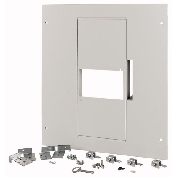 XM2N44W10C-XR Front plate, 2xNZM4, 4p, withdrawable + remote operator, W=1000mm, grey image 1
