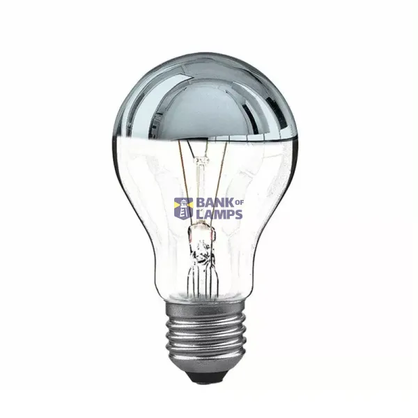Incandescent Bulb A60 silver top 230V 100W E27 silver Bellight image 1