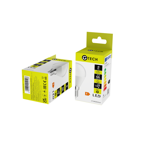 G-TECH LED Bulb E14, B45, 6 W, 470 lm, 3000K, AC220-240V, 160° image 3
