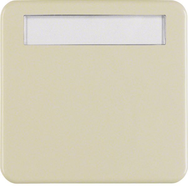 Rocker, lab. field, splash-proteced flush-mtd IP44, white glossy image 1