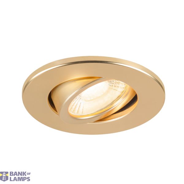 UNIVERSAL DOWNLIGHT cover, for downlight IP20, pivoting, round, gold matt image 4