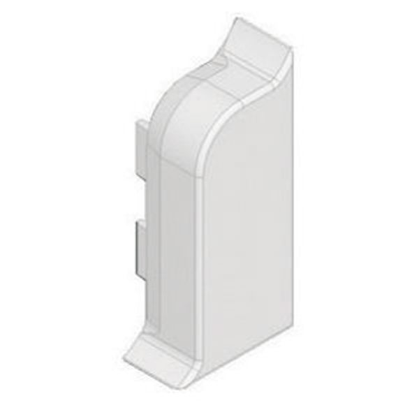 SLK END PIECE RIGHT 20X50 RAL9001 image 2