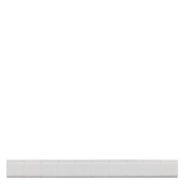 Labeling plate, flat, width: 6.2 mm, snap-on mounting, white, 4 mm2 image 1