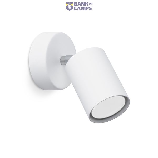 WALL LAMP LEMMI 1 WHITE GU10 1X40 IP20 image 2