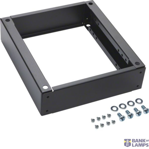 Base for modular display cabinet IP54 RAL9005 350x200x400mm (WxHxD) FZ921WP image 1