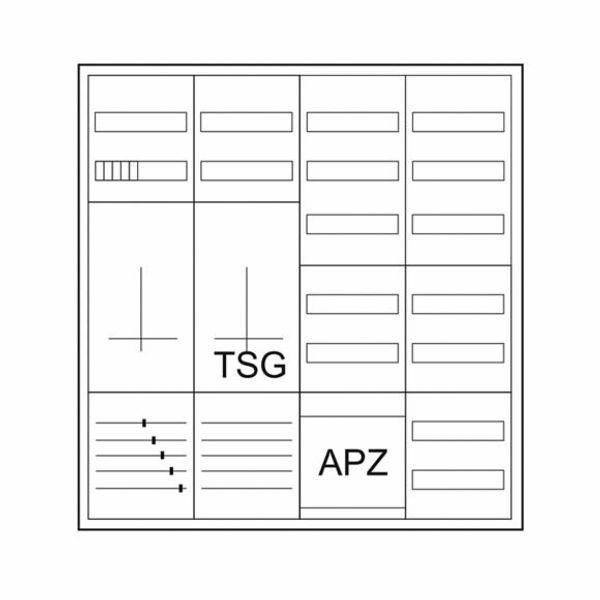 ZSD-ZT2V-1100/APZ Eaton Metering Board ZSD meter cabinet equipped image 1
