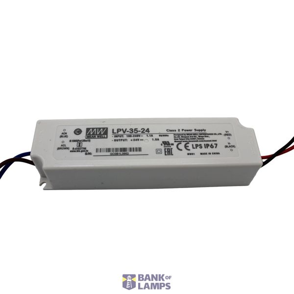 LRS-100-15 Switching power supply, closed, 105W, 15V, 7A, MEAN WELL image 1