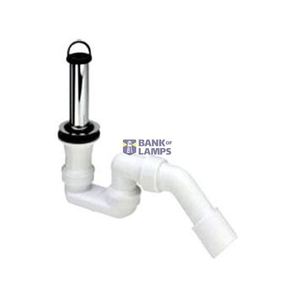 Shower trap Varioplex with chrome overflow 70x120x40/50 image 1