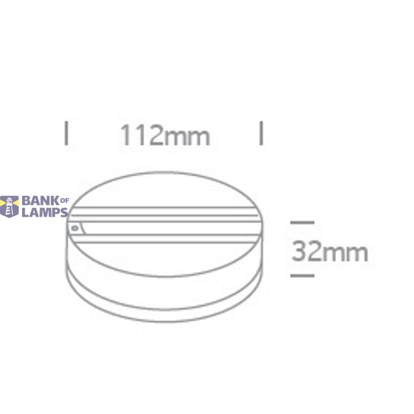 GREY SURFACE MOUNT BASE FOR TRACK SPOTS image 2