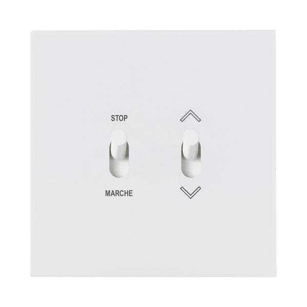 Art d'Arnould universe Epure fixed position roller shutter control - satin white image 1