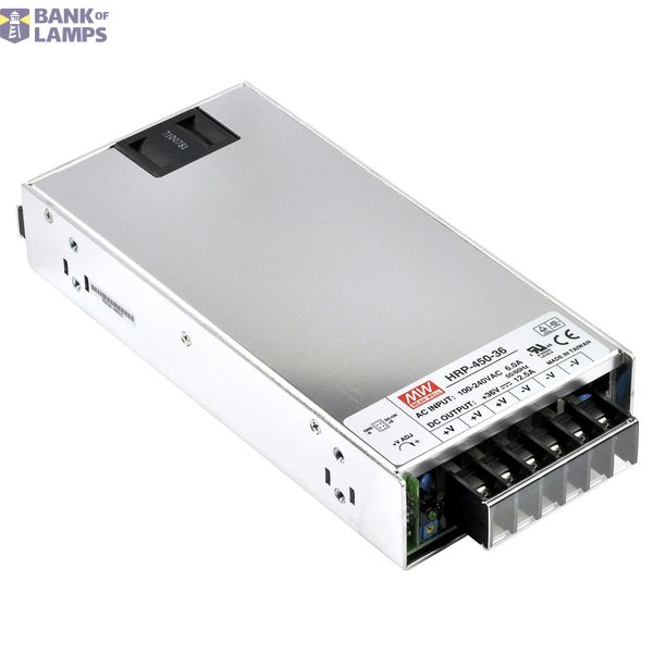 HRPG-450-24 Switching power supply, closed, 451W, PFC 24V, 18,8A, MEAN WELL image 1