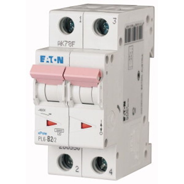 PL6-C1,6/2 Small circuit breaker, 6kA 2p (instead of 177556) image 2