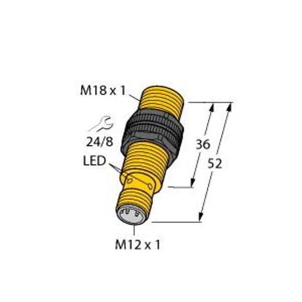 Inductive Sensor   BI5U-S18-AP6X-H1141 image 1