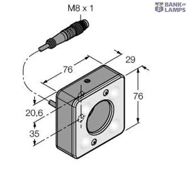 Vision System ring light   LEDGR70XD5-XM image 1