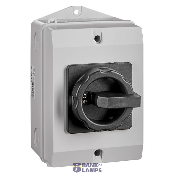 Rem. switch, 4-pole, 25 A, IP65, lockable image 1
