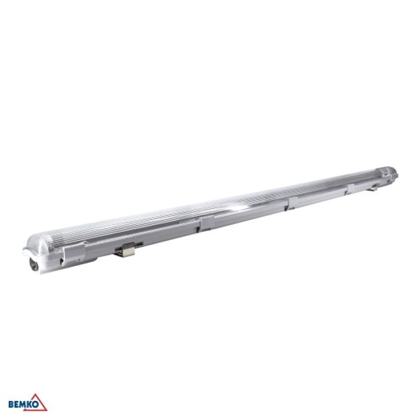 LED HERMETIC FITTING  "EMPTY" 120CM 1xT8LED PC image 1