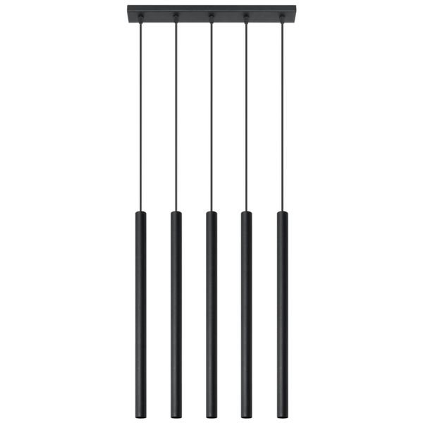 HANGING LAMP PASTELO 5 BLACK G9 5X40W IP20 image 1