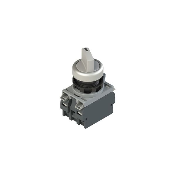 Complete unit with illuminated 4 positions selector, fixing adapter and contacts image 1