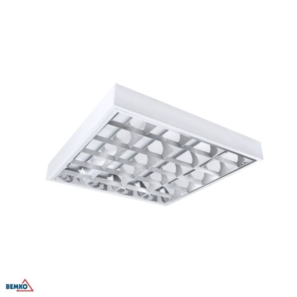 SURFACE LOUVER FIXTURE RES T8 4X18W KAFLER "EMPTY" image 1