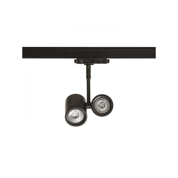 BEEBA II for 3-circuit tracks black 230V LED GU10 2x8W image 1