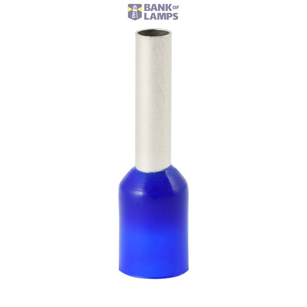Single insulated sleeve terminal HI 2.5/10-ni blue, Al/Cu image 1