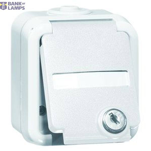 Wcd opb IP54, 1-way, ra, lockable with hinged cover and text field, le image 1