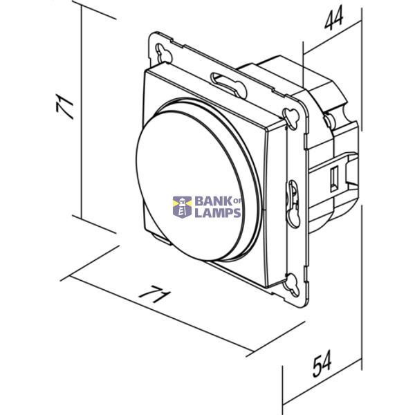 DIMMER ROTATIVE 2WAY RLC 400W AT XO 4415046 image 5