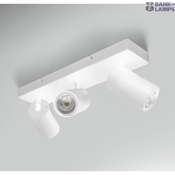 FARETTO SOFFITTO ENFASI SQUARE BIANCO image 1
