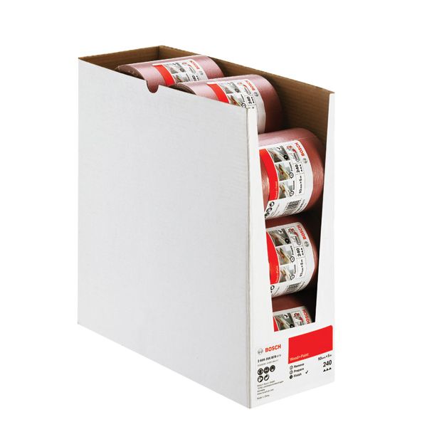 Sanding roll for wood and paint, 93 mm x 5 m, P240 G= 240 image 2