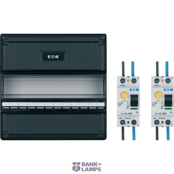 Systeem 55 consumer unit + 2x RCD 2-pole 40A, 30mA, A image 5
