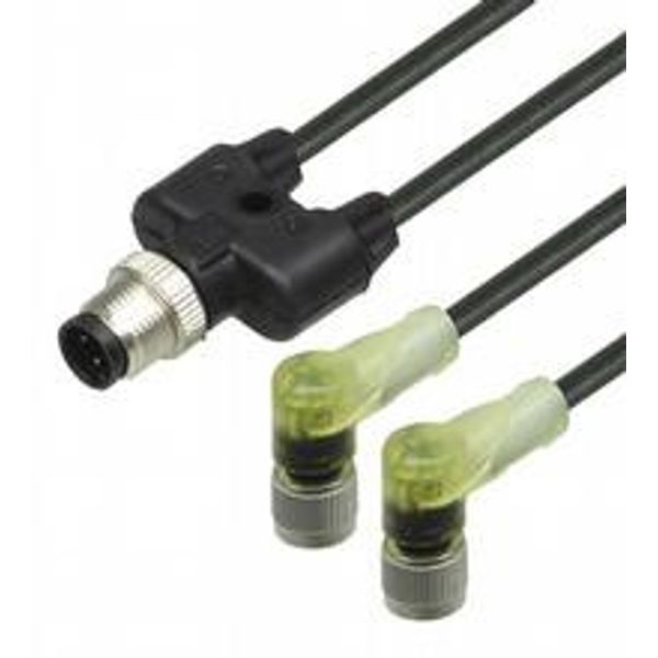 V1-W-E2-BK0,3M-PUR-A-T-V1-G Y-splitter image 1