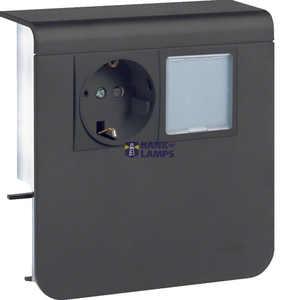 Device bearer outlet/LED SL 20x80 graphi image 1