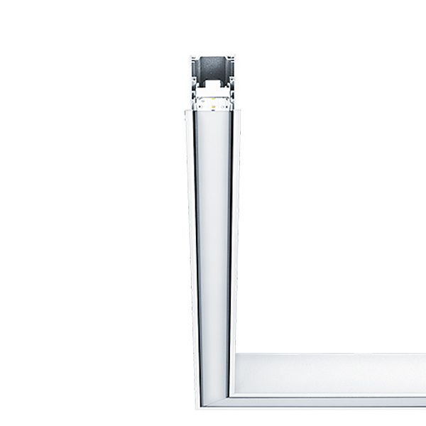 SLOIN slim CL 840 L775 LDE PC/PCO F WH - Corner luminaire for LED light line image 1