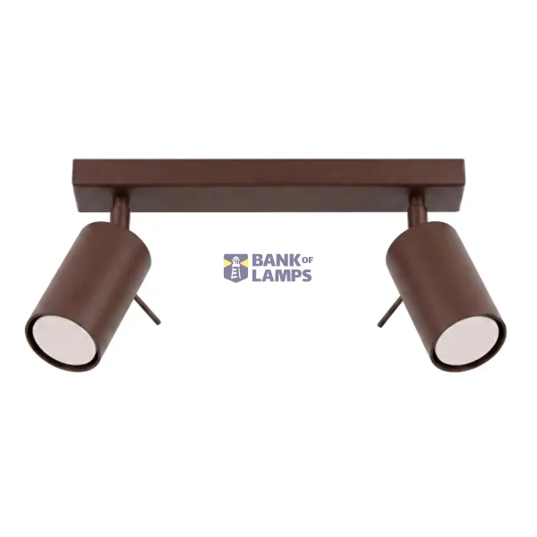 Ceiling lamp RING 2 brown image 1