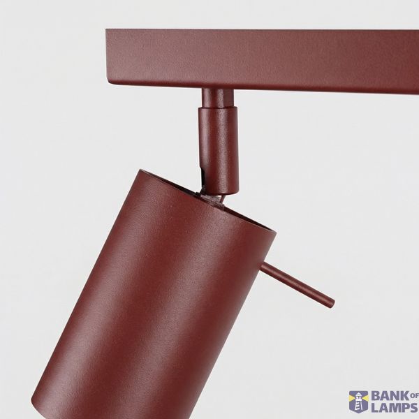Ceiling lamp RING 6L burgundy image 10