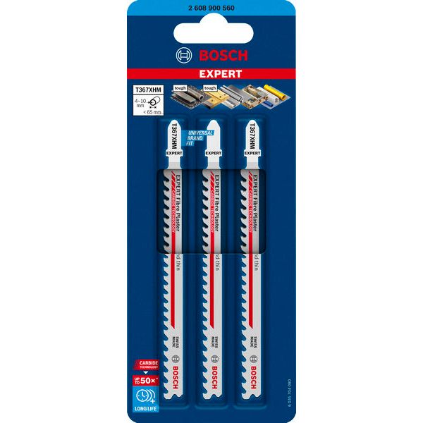 EXPERT ‘Multi Material‘ T 367 XHM Jigsaw Blade 3 pcs. image 2