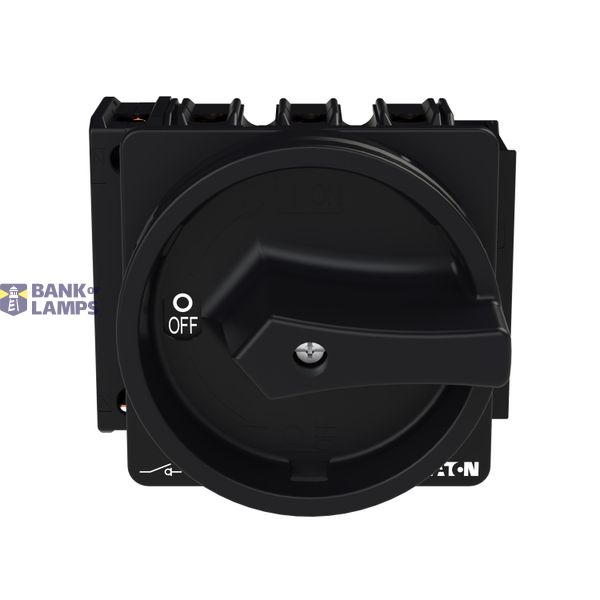 P3 Main switch, 80 A,Flush mounting, 4 pole, Form EA/SVB, Black, Door  image 1