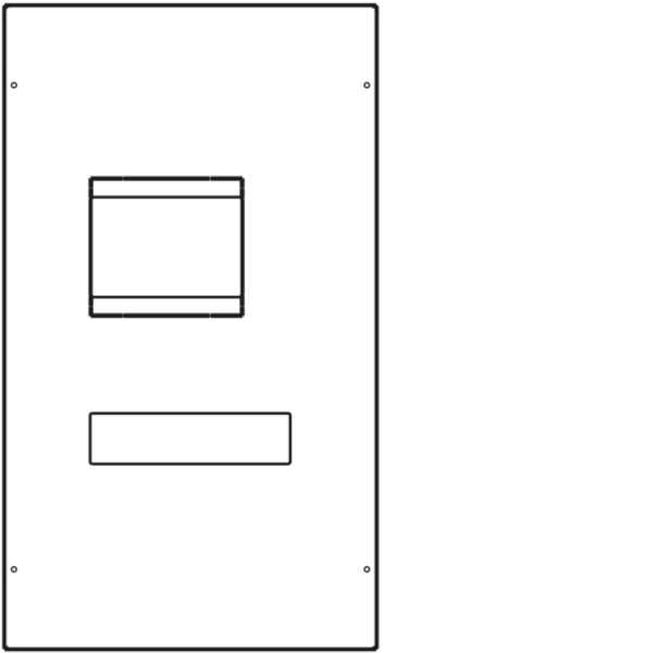 MCCB kit 400/630A L350mm vertical with differential image 1