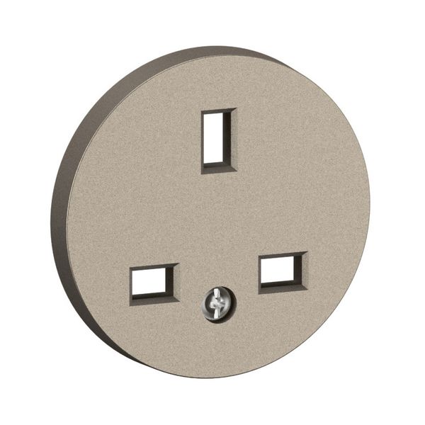 2P+E 13A BS STANDARD SOCKET TITANIUM image 5
